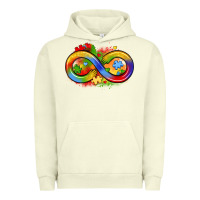 Pigment Pistachio infinity symbol autism Urban Hoodie - LillyAllenDesigns