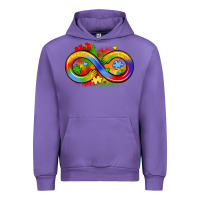 Tulip infinity symbol autism Urban Hoodie - LillyAllenDesigns