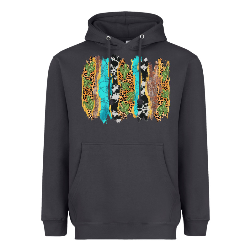Western Brushstrokes Heavyweight Hoodie by AdoDesignShop | Teevron