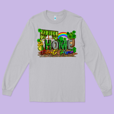 Home Sweet Home Long Sleeve Tee Designed By Fadigitalartstudio