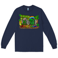 Navy home sweet home Long Sleeve Tee - FaDigitalArtStudio