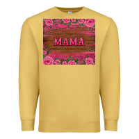 Antique Gold floral leopard mama tumbler Premium Sweatshirt - BarkalooDesign