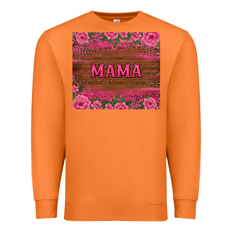 Floral Leopard Mama Tumbler Premium Sweatshirt by BarkalooDesign | Teevron