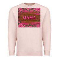 Pale Pink floral leopard mama tumbler Premium Sweatshirt - BarkalooDesign