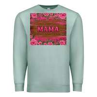 Seafoam floral leopard mama tumbler Premium Sweatshirt - BarkalooDesign