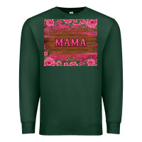 Sports Green floral leopard mama tumbler Premium Sweatshirt - BarkalooDesign
