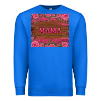 True Royal floral leopard mama tumbler Premium Sweatshirt - BarkalooDesign
