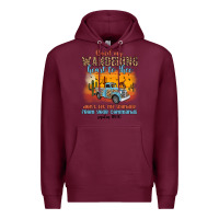 Burgundy bind my wandering heart to thee Premium Hoodie - MaliasSmallBusiness
