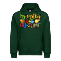 Forest Green my brother is au some Urban Hoodie - LillyAllenDesigns
