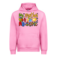 Fuchsia Pink my brother is au some Urban Hoodie - LillyAllenDesigns
