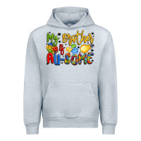 Heather Grey my brother is au some Urban Hoodie - LillyAllenDesigns