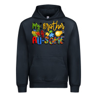 Navy my brother is au some Urban Hoodie - LillyAllenDesigns