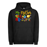Pigment Black my brother is au some Urban Hoodie - LillyAllenDesigns