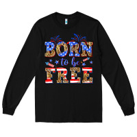Black Born to be free Long Sleeve Tee - Neo Western