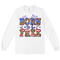 White Born to be free Long Sleeve Tee - Neo Western