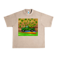 French Oak st patricks day truck shamrock with rainbow tumbler Urban Heavy Tee - RanaPortraitStore
