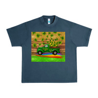 Midnight Navy st patricks day truck shamrock with rainbow tumbler Urban Heavy Tee - RanaPortraitStore