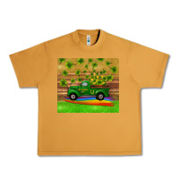 Peanut Butter st patricks day truck shamrock with rainbow tumbler Urban Heavy Tee - RanaPortraitStore