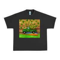 Pigment Black st patricks day truck shamrock with rainbow tumbler Urban Heavy Tee - RanaPortraitStore