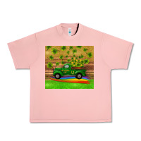 Salmon st patricks day truck shamrock with rainbow tumbler Urban Heavy Tee - RanaPortraitStore