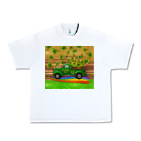 White st patricks day truck shamrock with rainbow tumbler Urban Heavy Tee - RanaPortraitStore