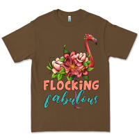 Cacao flamingo flocking fabulous Premium Tee - Artiststas