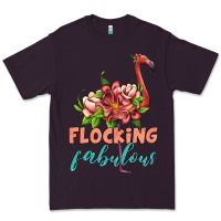 Plum flamingo flocking fabulous Premium Tee - Artiststas