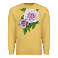 Antique Gold Silver Lining Rose Premium Sweatshirt - LillyAllenDesigns
