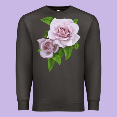 Silver Lining Rose Premium Sweatshirt Designed By Lillyallendesigns