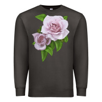 Smoke Silver Lining Rose Premium Sweatshirt - LillyAllenDesigns