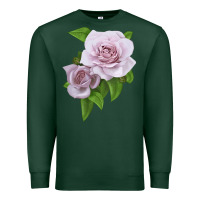Sports Green Silver Lining Rose Premium Sweatshirt - LillyAllenDesigns