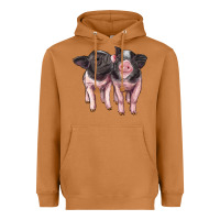 Meerkat cute baby pigs Heavyweight Hoodie - Artiststas