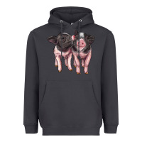Smoke cute baby pigs Heavyweight Hoodie - Artiststas