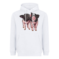 White cute baby pigs Heavyweight Hoodie - Artiststas