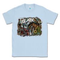 Dusty Blue texas Classic Tee - SublimationCraftShop