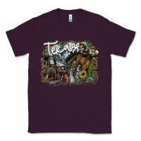 Plum texas Classic Tee - SublimationCraftShop