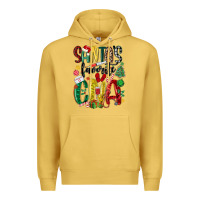 Antique Gold santas favorite cna nurse Premium Hoodie - MaliasSmallBusiness