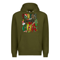 Army Green santas favorite cna nurse Premium Hoodie - MaliasSmallBusiness