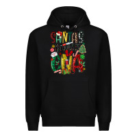 Black santas favorite cna nurse Premium Hoodie - MaliasSmallBusiness