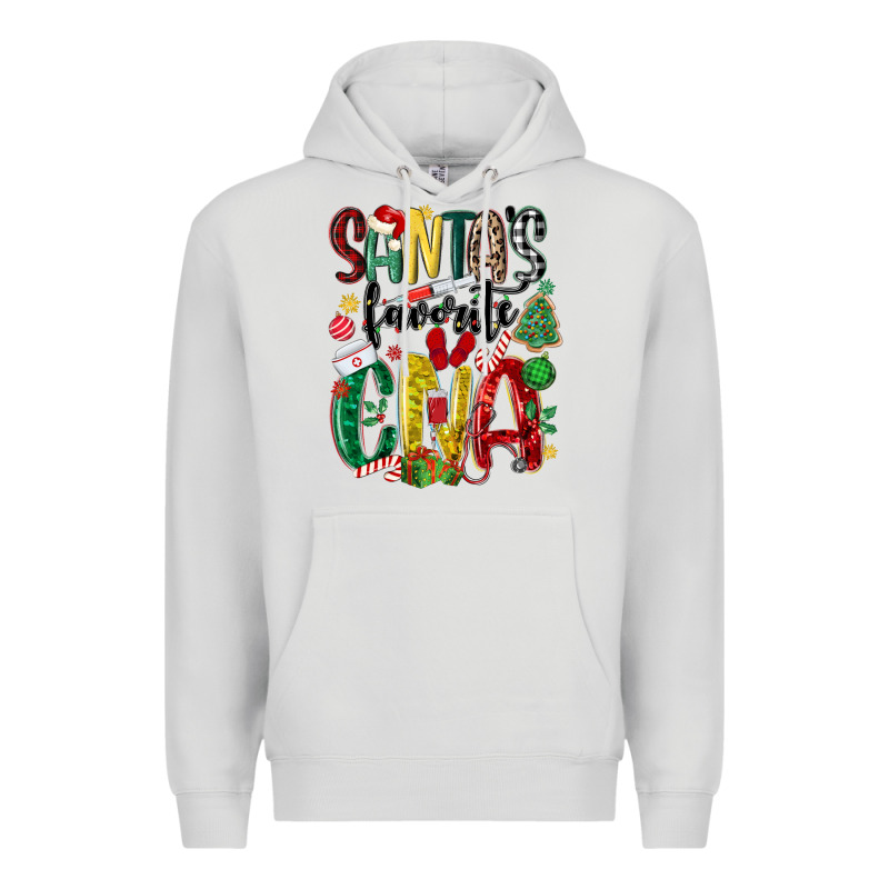 Santas Favorite Cna Nurse Premium Hoodie by MaliasSmallBusiness | Teevron