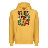 Mustard santas favorite cna nurse Premium Hoodie - MaliasSmallBusiness