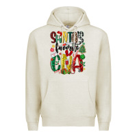 Oatmeal Heather santas favorite cna nurse Premium Hoodie - MaliasSmallBusiness