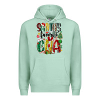 Seafoam santas favorite cna nurse Premium Hoodie - MaliasSmallBusiness