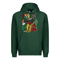 Sports Green santas favorite cna nurse Premium Hoodie - MaliasSmallBusiness
