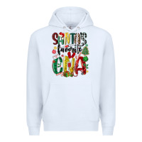 White santas favorite cna nurse Premium Hoodie - MaliasSmallBusiness