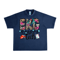 Navy ekg tech Urban Heavy Tee - Zillion Design Studio