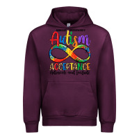 Mauve Wine autism acceptance Urban Hoodie - LillyAllenDesigns