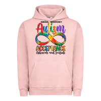 Pigment Salmon autism acceptance Urban Hoodie - LillyAllenDesigns