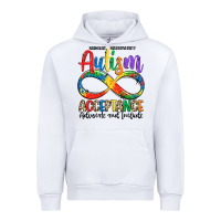 White autism acceptance Urban Hoodie - LillyAllenDesigns