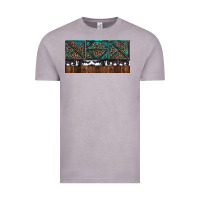 Vintage Zinc Rusty Sunflowers with Cowhide and Turquoise Vintage Tee - RanaPortraitStore